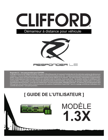 Manuel du propriétaire | Clifford Matrix 1.3X Owner's Manual | Fixfr