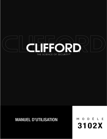 Manuel du propriétaire | Clifford Matrix 3102X Owner's Manual | Fixfr