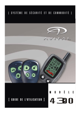 Avital 4300 Owner's Manual