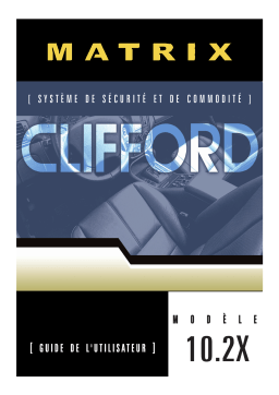 Clifford Matrix 10.2X Owner's Manual