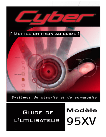 Manuel du propriétaire | Clifford Cyber 95XV Owner's Manual | Fixfr