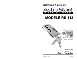 AstroStart RS-113 Owner's Manual