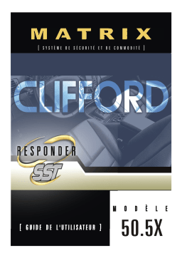 Clifford Matrix 50.5X Owner's Manual