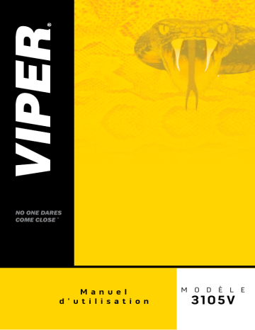 Owner's manual | Viper 3105V Manuel du propriétaire | Fixfr