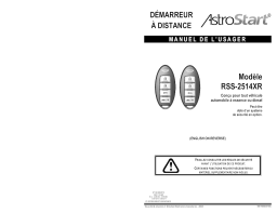 AstroStart RSS-2514XR Owner's Manual