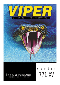 Viper 771XV Owner's Manual