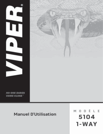 Manuel du propriétaire | Viper 5104 Owner's Manual | Fixfr