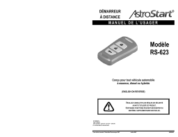 AstroStart RS-623 Owner's Manual