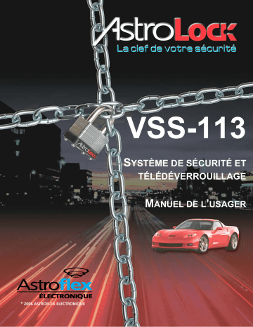 Manuel du propriétaire | AstroStart VSS-113 Owner's Manual | Fixfr