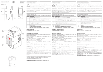 Installation manual | CARLO GAVAZZI SH2DSP24 Guide d'installation | Fixfr