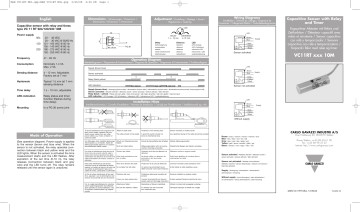 VC11RT23010M | VC11RT12010M | User manual | CARLO GAVAZZI VC11RT92410M Manuel utilisateur | Fixfr