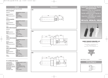 VR2B | VR1A | VR2A | VR1B | User manual | CARLO GAVAZZI VR3A Manuel utilisateur | Fixfr