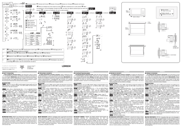 LDM35HLSEH2XXXX | LDM35HLSEL2XXXX | LDM35HLSEL1XXXX | LDM35HHSXL2XXXX | LDM35HHSXL1XXXX | LDM35HLSEH1XXXX | LDM35HLSEH0XXXX | LDM35HHSXH1XXXX | LDM35HHSXH0XXXX | LDM35HHSXL0XXXX | LDM35HHSXH2XXXX | Installation manual | CARLO GAVAZZI LDM35HLSEL0XXXX Guide d'installation | Fixfr