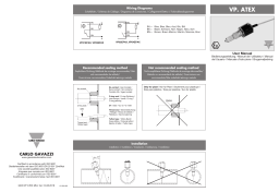 CARLO GAVAZZI VP01EPAX Manuel utilisateur