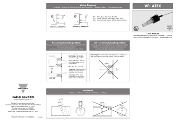 VP04EPAX | VP03EPAX | VP02EPAX | User manual | CARLO GAVAZZI VP01EPAX Manuel utilisateur | Fixfr