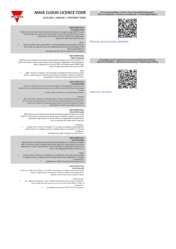 CARLO GAVAZZI UWP-LICENCE-M02A Guide d'installation