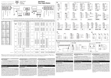 USC | UDM40 | UDM35 | Installation manual | CARLO GAVAZZI UDM60 Guide d'installation | Fixfr