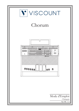 Viscount Chorum 20 Owner Manual