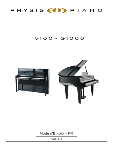 Physis Piano G1000 | Manuel du propriétaire | Viscount Physis Piano V100 Owner Manual | Fixfr