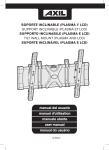 Engel Soporte inclinable PLASMAPRO para Plasma y LDC/TFT Manuel utilisateur