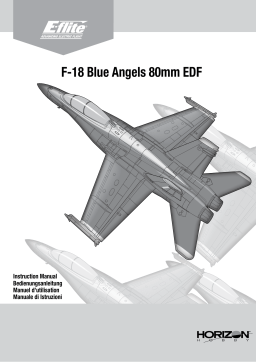 E-flite EFL13950 F-18 Blue Angels 80mm EDF BNF Basic Owner's Manual