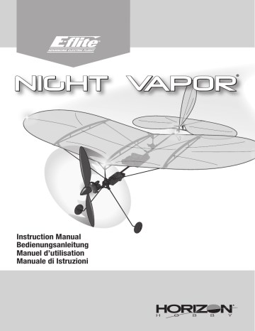 EFLU1350 | Manuel du propriétaire | E-flite EFLU1300 UMX Night Vapor RTF Owner's Manual | Fixfr