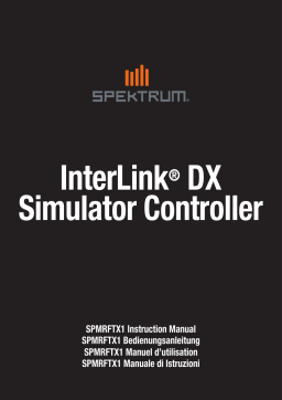 Spektrum SPMRFTX1 InterLink DX Simulator Controller Owner's Manual