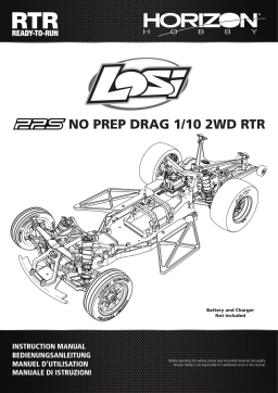 Losi LOS03035T1 1/10 '69 Camaro 22S No Prep Drag Car, Brushless 2WD RTR, Summit Owner's Manual