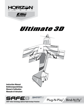 EFL16575 | Manuel du propriétaire | E-flite EFL16550 Ultimate 3D Smart BNF Basic Owner's Manual | Fixfr