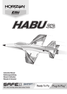 E-flite EFL01575 Habu STS 70mm EDF Smart Jet PNP Owner's Manual