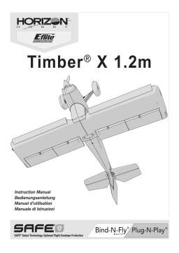 E-flite EFL3875 Timber X 1.2m PNP Owner's Manual