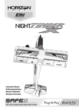 E-flite EFL13875 Night Timber X 1.2M PNP Owner's Manual