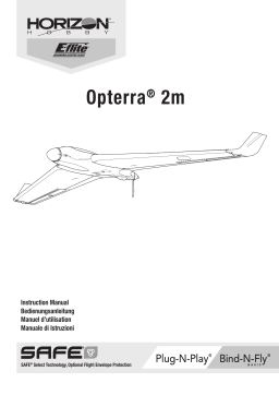 E-flite EFL111500 Opterra 2m Wing BNF Basic Owner's Manual