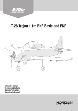 E-flite EFL08275 T-28 Trojan 1.1m PNP Owner's Manual