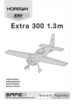 E-flite EFL115500 Extra 300 1.3m BNF Basic Owner's Manual