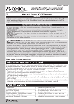 Axial AXI31618 AX-4 2.4Ghz Transmitter 2Ch Owner's Manual