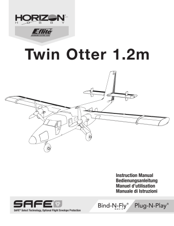 Manuel du propriétaire | E-flite EFL300500 Twin Otter 1.2m BNF Basic Owner's Manual | Fixfr