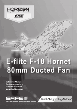 E-flite EFL3975 F-18 Hornet 80mm EDF PNP, 980mm Owner's Manual