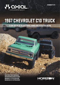 Axial AXI00001T1 1/24 SCX24 1967 Chevrolet C10 4WD Truck Brushed RTR, Green Owner's Manual