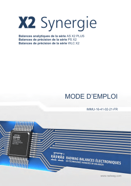 Radwag WLC 1/10.X2 Precision Balance User Manual