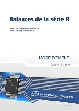 Radwag PS 10100.R2.M Precision Balance User Manual