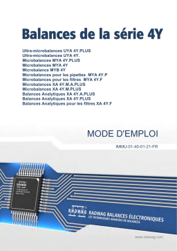 Radwag XA 52.4Y PLUS Analytical Balance User Manual