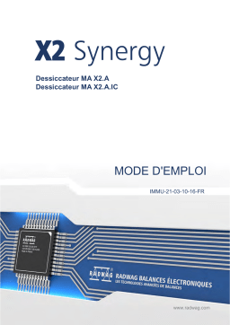 Radwag MA 210.X2.IC.A.WH Moisture Analyzer User Manual