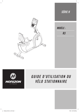 Horizon Fitness R3 Recumbent Bike 2009 Owner's Manual