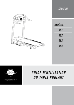 Horizon Fitness T62 Folding Treadmill 2006 Manuel utilisateur