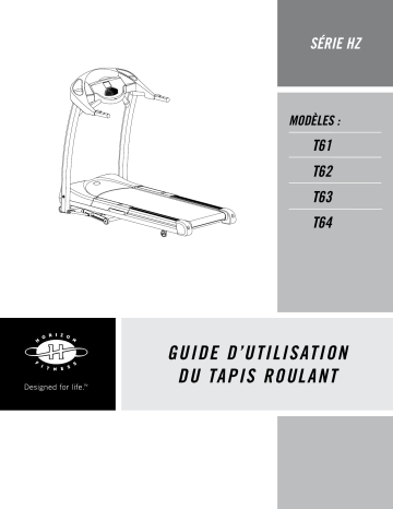 User guide | Horizon Fitness T62 Folding Treadmill 2006 Manuel utilisateur | Fixfr