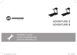 Horizon Fitness Adventure 3 Folding Treadmill 2014 Manuel utilisateur