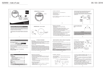 Manuel du propriétaire | Otio 520050 Détecteur de fumée NF - 5 ans Owner's Manual | Fixfr