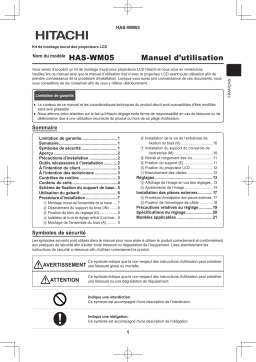 Hitachi HASWM05 Projector Guide