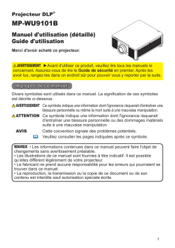 Maxell MPWU9101B Projector Guide